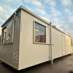 32x10ft Open Plan Canteen And Office Anti Vandal Portable Building For Sale
