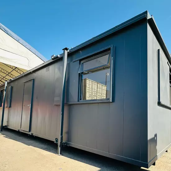 32x10ft Open Plan Office And Canteen Anti Vandal Portable Cabin for Sale