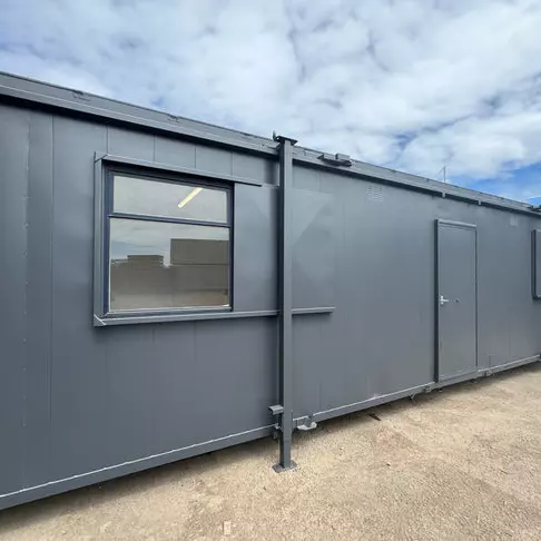 32x10ft Anti Vandal Portable Cabin 2 Room Site Office And Canteen for Sale